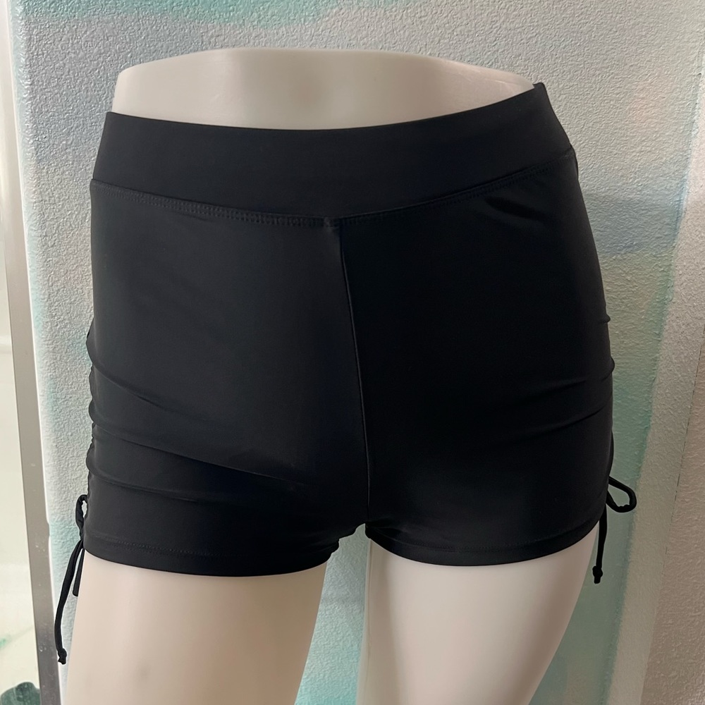NWT Beautikini Black Swim Shorts